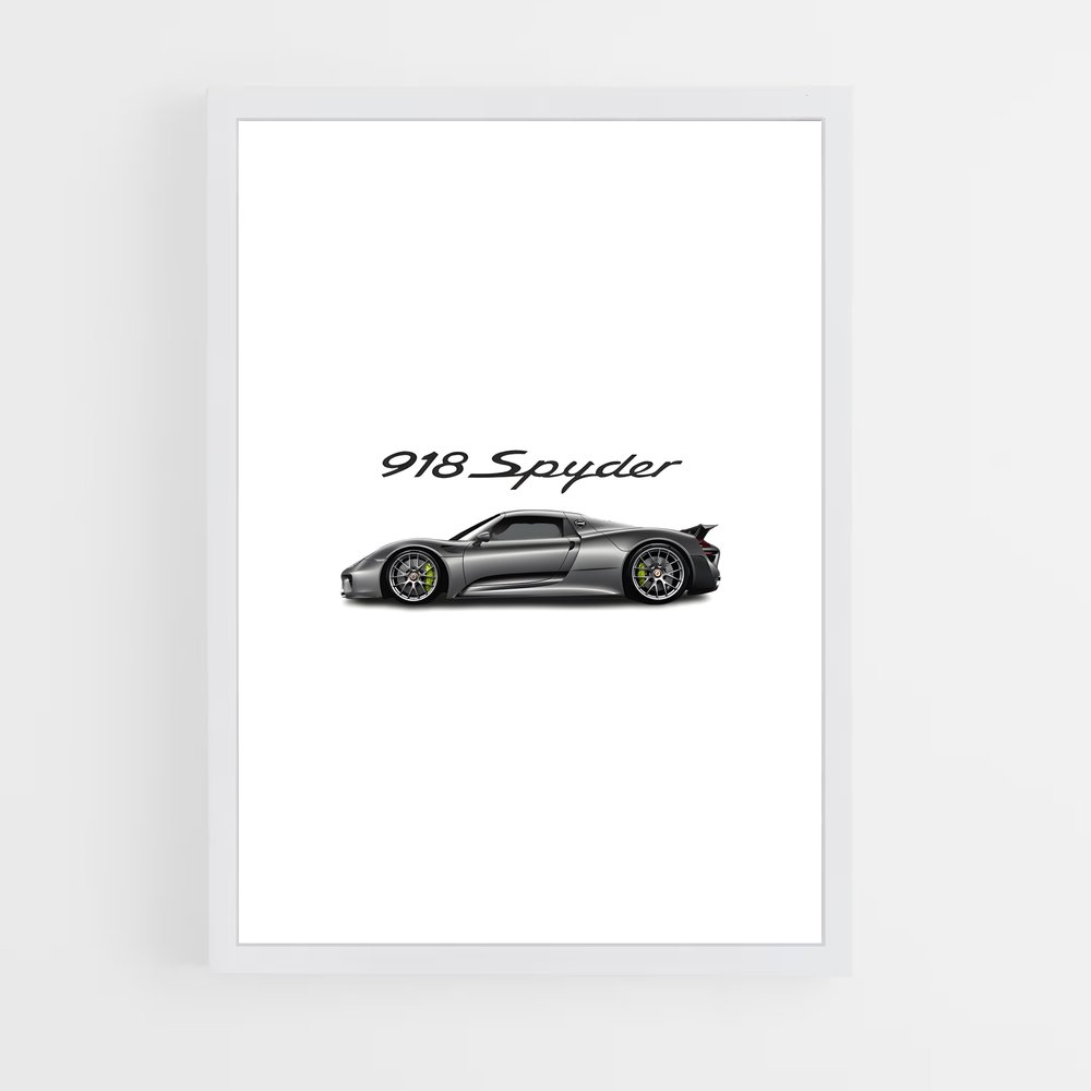 Poster 911 Black Beauty – affiche Porsche (vue 3)